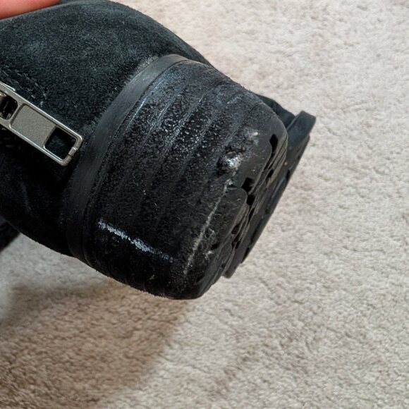 Born Black Suede Ankle Boots - Picture 3 of 10